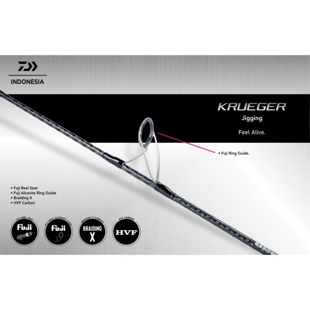 Joran Pancing Rod Daiwa Krueger Sj Overhead | Spinning Joran Slow Jigging Rod Jigging