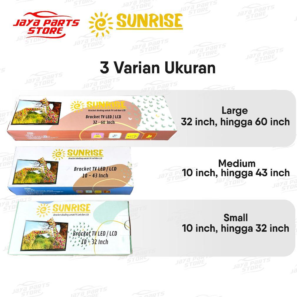 PROMO TERBARU Bracket TV Sunrise 32-60 inch Breket TV Universal Tebal & Kokoh