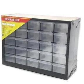 Kenmaster Rak Drawer 25 Susun Laci Kecil Komponen Sparepart