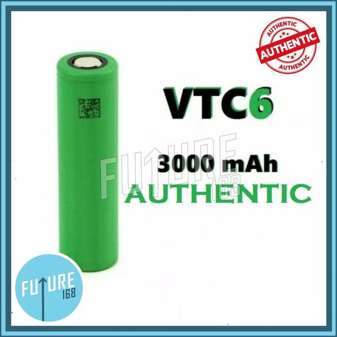 VTC6 / VTC6A Battery 18650 3000mAh AUTHENTIC Baterai VTC 6