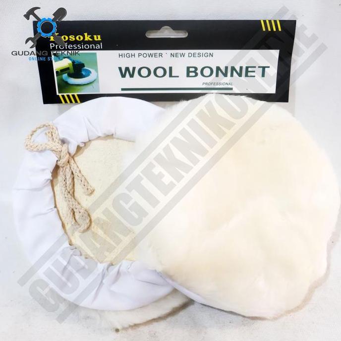 GRASSSTEKNO Kosoku Wool Bonnet 1 Set 2pcs Poles 7 inch Busa Wool Poles 7" Wol Busa Poles Body Mobil 