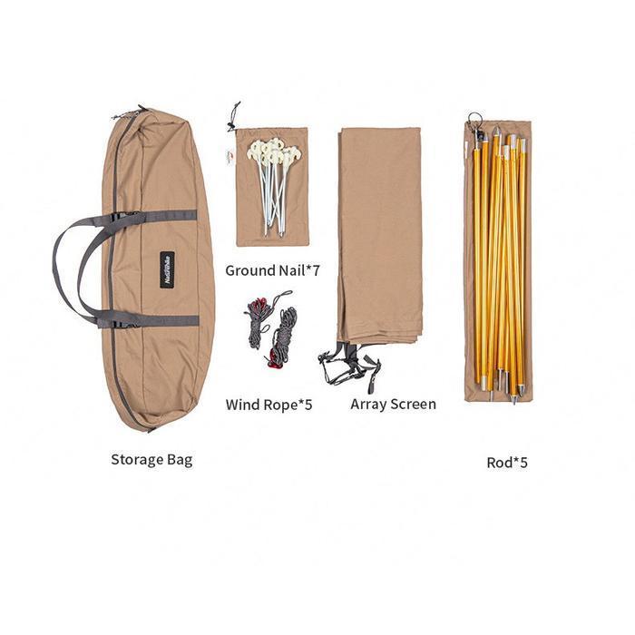 Array Screen Naturehike Nh20Tm088 Tenda Camping Glamping Windproof New