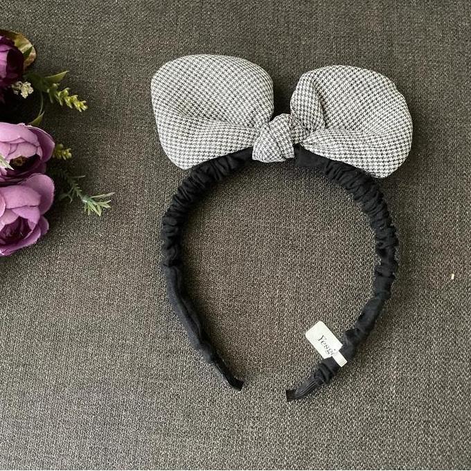 BANDO BANDANA WANITA ANAK TANGGUNG KOREA PITA KOTAK KOTAK murah