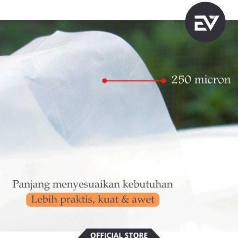 ELVERO STORE - Plastik UV Lebar 6 Meter 14% Tebal 200 Micron (Greenhouse)