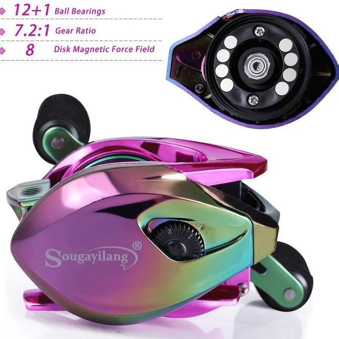 Fishx- Sougayilang [Cod] Set Joran Casting Batang Pengecoran 1,8M/6 Kaki 5-10Lb Dan Gulungan Pancing
