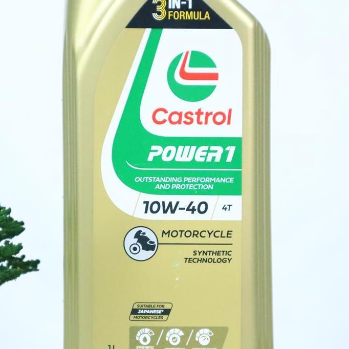 Olinol- Oli Castrol Power 1 1Ow-40 4T 1L - Oli Motor Castrol Power 1 4T 10W40