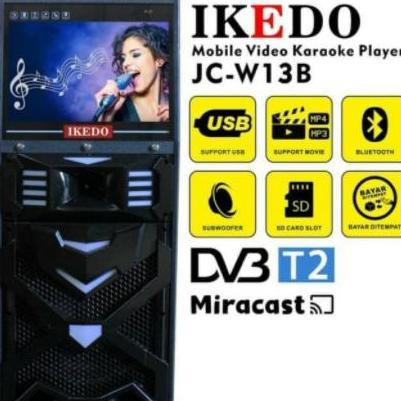 TERBARU - IKEDO JC-W13B Speaker Portable Meeting Wireless Karaoke ORIGINAL