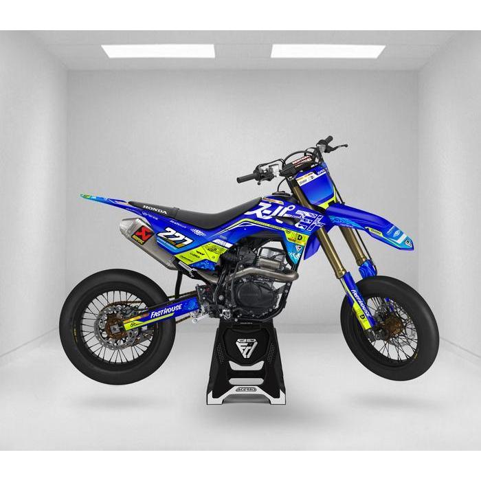 Decal Crf 150 L - Biru Jepang Kendaraan Motorcycle   Decal Supermoto Decal Premium Decal Trail Decal