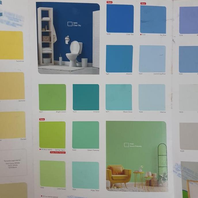 Colorbit- Cat Tembok Putih Q-Luc 5 Kg / Qluc Putih 1505 Nippon Paint / Q-Luc