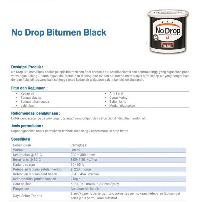 Colorbit- No Drop Bitumen Black 20Kg (Pail)