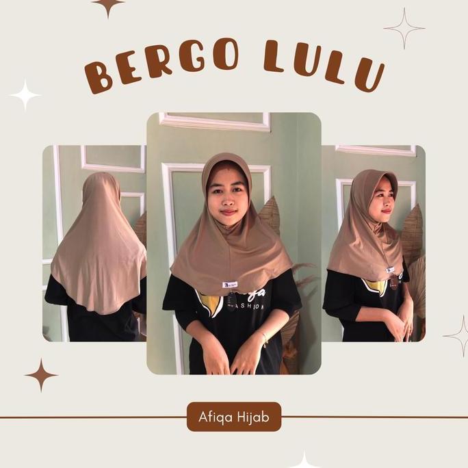 Xkxk- Hijab Instan Sport Pet Matt Jersey Premium By Lulu - Bergo Lulu