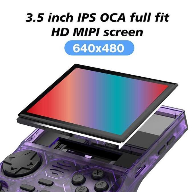 Ydisuher - Retro Game Console Hg36 Portable Handheld Portable Game Console Portable Game Classic Ps1