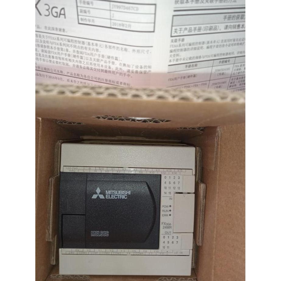 Baru PLC Mitsubishi FX3GA-24MR-CM alfa-p00 Ayo Beli