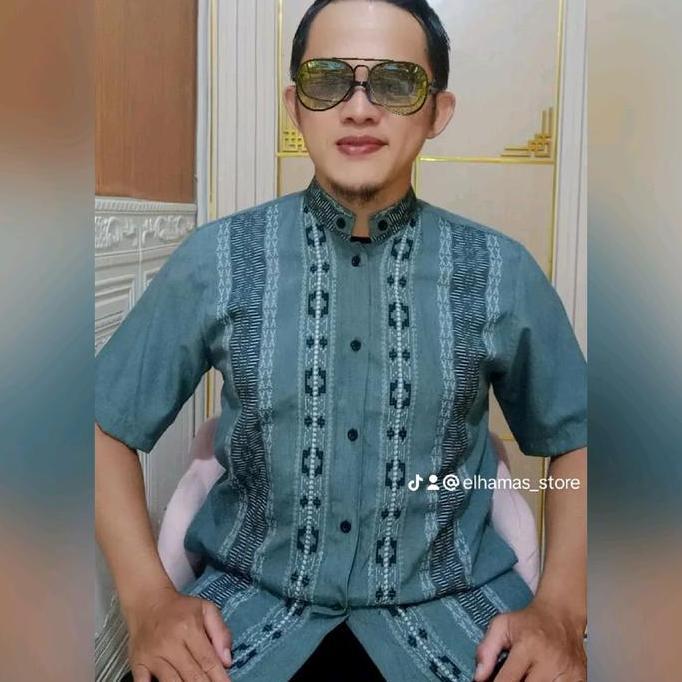 KOKO SONGKET BORDIR PENDEK EKSKLUSIF TANGAN PENDEK  Mewah CS