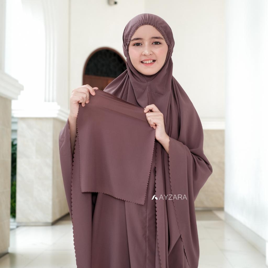 Ayzara - Mukena Anak Lite Polos Ataya Series