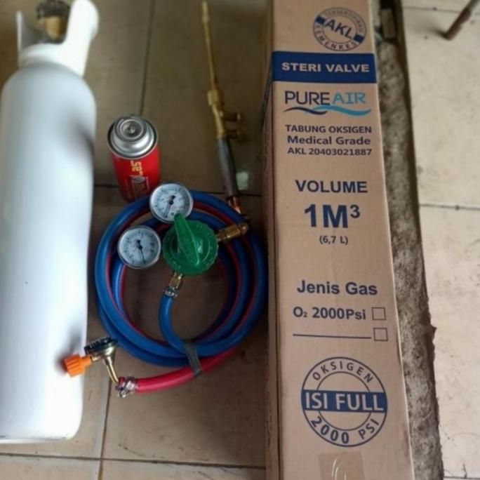 ALAT LAS OKSIGEN TABUNG SATU PAKET SELANG 10 METER BERKULITAS