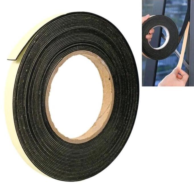 @@@@] STRIP PINTU JENDELA KUSEN FOAM RUBBER BUSA PEREKAT CELAH JENDELA PEREDAM SUARA