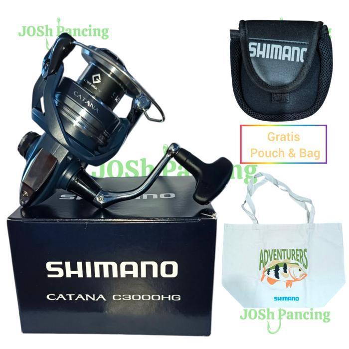 Reel Pancing Shimano Catana 2500 C3000Hg C3000 Fe Free Pouch Dan Bag