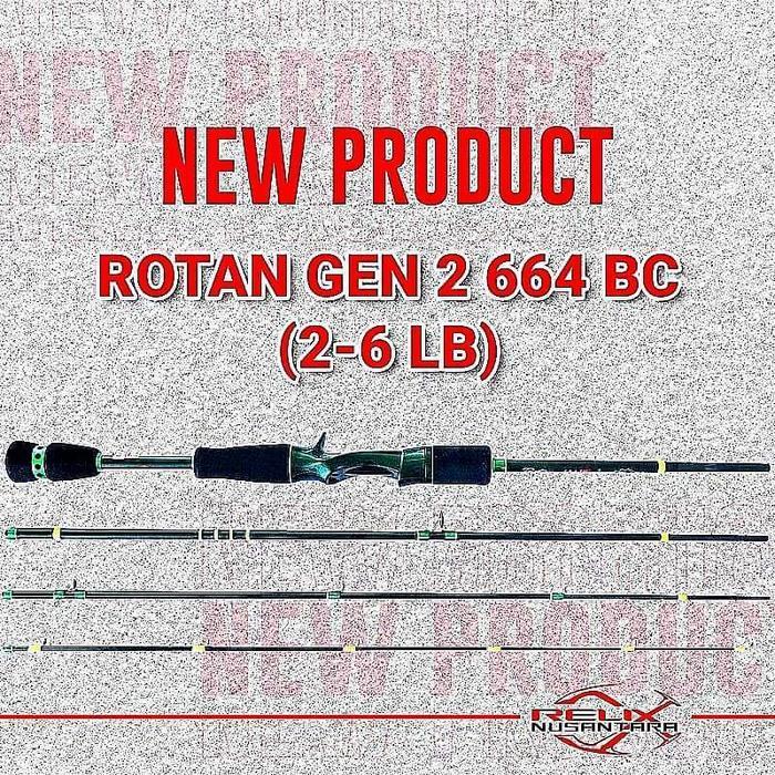 Joran Bc Relix Nusantara Rotan 2-6Lb 5-10Lb Travel Rod Fuji