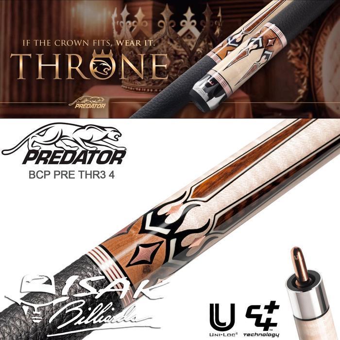 Predator Cue Throne3 4 - Low Deflection Billiard Stick Biliar Stik Ori