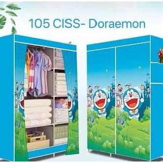 TERBARU - Lemari Pakain Baju 105 Rak Gantung Baju Lemari Portable Karakter