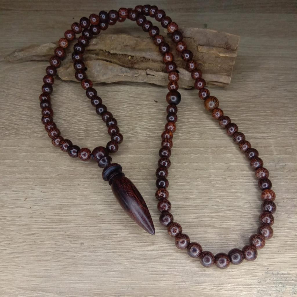 Kalung Tasbih Galih Asem Kalung Tasbih Pria Kayu Galih Asem 6Mm Kalung Kayu Galih Asem Asli