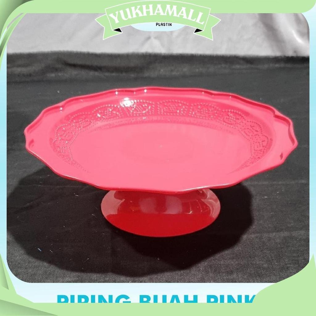 (2 Pcs) Piring Buah/Fruit Dish/Bosara Plastik Teratas