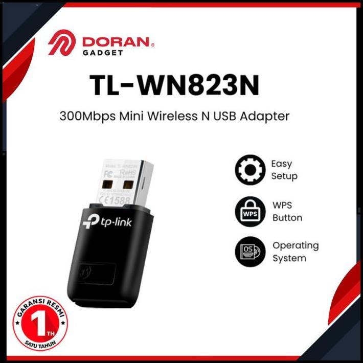TP-LINK TL-WN823N 300Mbps Mini Wireless N USB Adapter - Garansi 1th