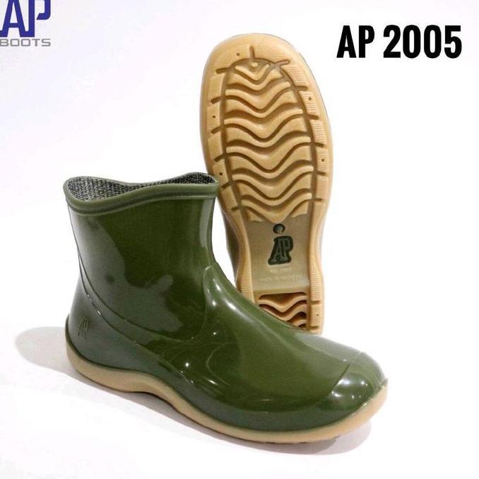SEPATU BOOTS KARET MERK AP BOOTS / BOOTS PENDEK/BOOTS UNTUK WANITA. KODE 553