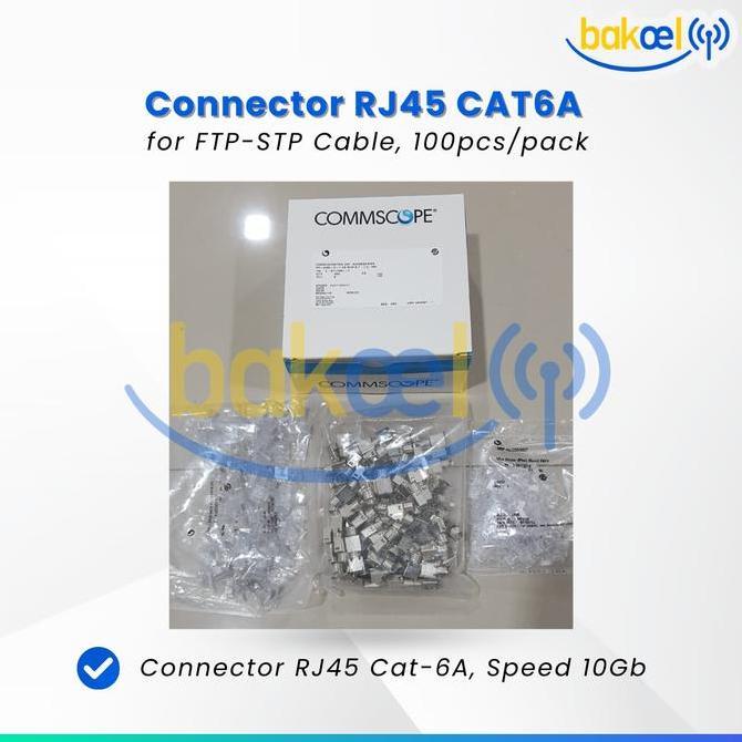 BEBAS ONGKIR - COMMSCOPE AMP RJ45 Connector STP Cat6A Cat 6A RJ 45