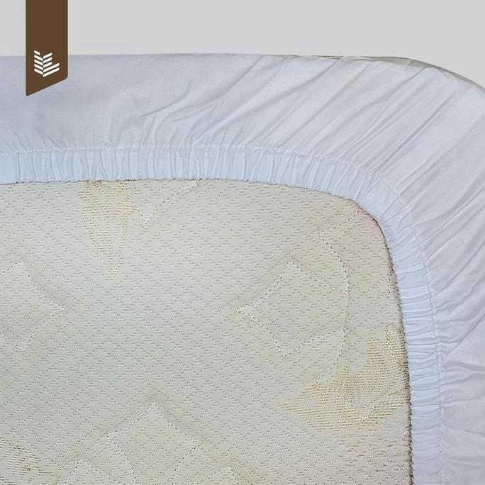 Sprei Berkaret Fitted Sheet TC 260 Salur Dolby Fitted Sheet 100% Cotton (TERBAIK) (TERBARU) (TERMURA