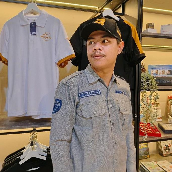 Kemeja taktical Best Co abu