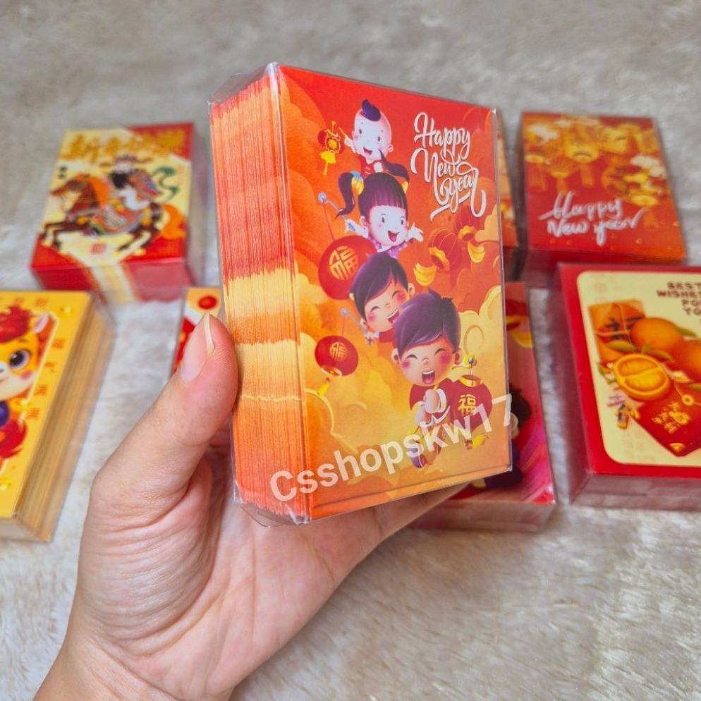 Angpao Imlek 2026 Angpau Box Isi 50 Imlek