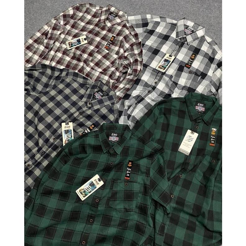 PROMO Kemeja Flanel Pria Wanita Lengan Panjang  Baju Kemeja Planel Unisex Distro