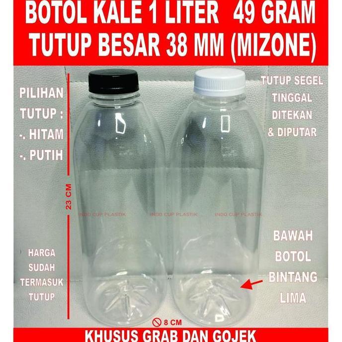 Promo Botol Kale 1 Liter - Botol Plastik 1 Liter - Botol 1 Liter Cod