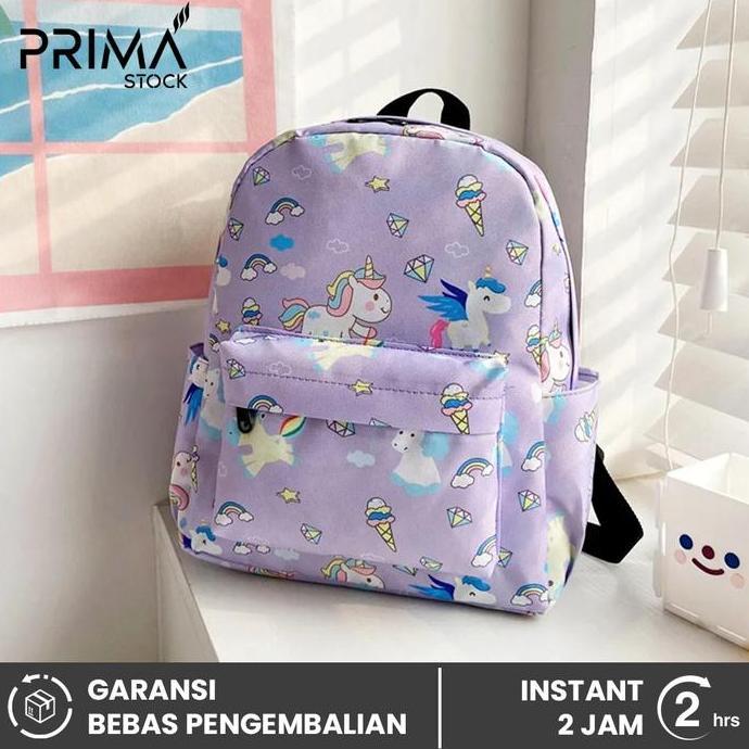 PANGRANGO TAS SEKOLAH SCHOOL BAG ANAK DEWASA MOTIF UNICORN CARTOON NOT JANSPORT