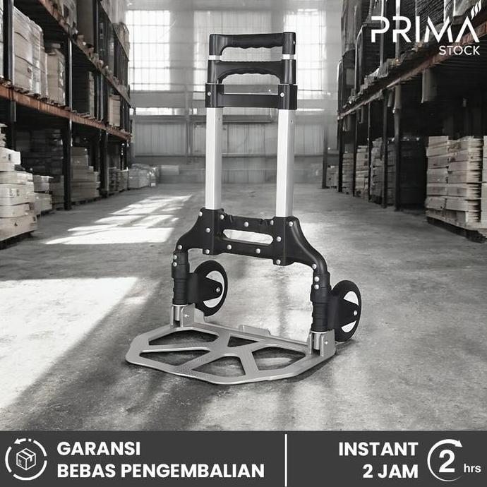 PANGRANGO TROLI BARANG BERAT LIPAT HEAVY DUTY KUAT LPG GAS GALON 2 RODA TROLLEY