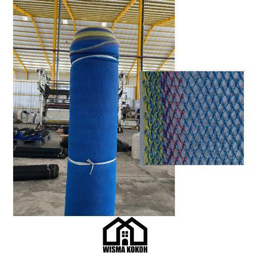 POLYNET / WARING / JARING BIRU PENGAMAN BANGUNAN PROYEK 100M X 1,3M MURAH BERKUALITAS