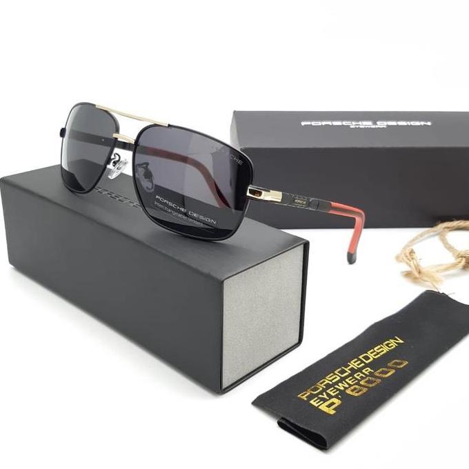 SANDMATEKNO Kacamata Anti Silau UV400 Polarized Pria Wanita P D8724 sunglass optik Frame Lensa Eyewe