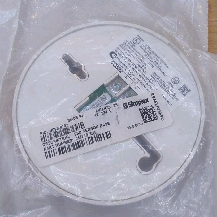 smoke detector simplex 4098-9714 +  base simplex 4098-9792