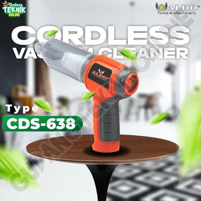 PAPANDAYAN Cordless Vacuum Cleaner ALDO CDS-638 / Penyedot Debu Baterai ALDO CDS638 Vacum Cleaner Ba