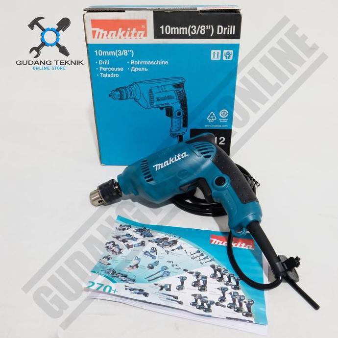 SABILULUNGAN Mesin Bor tangan 10mm Makita 6412 - Mesin Bor Listrik 10mm - Mesin Bor MAKITA