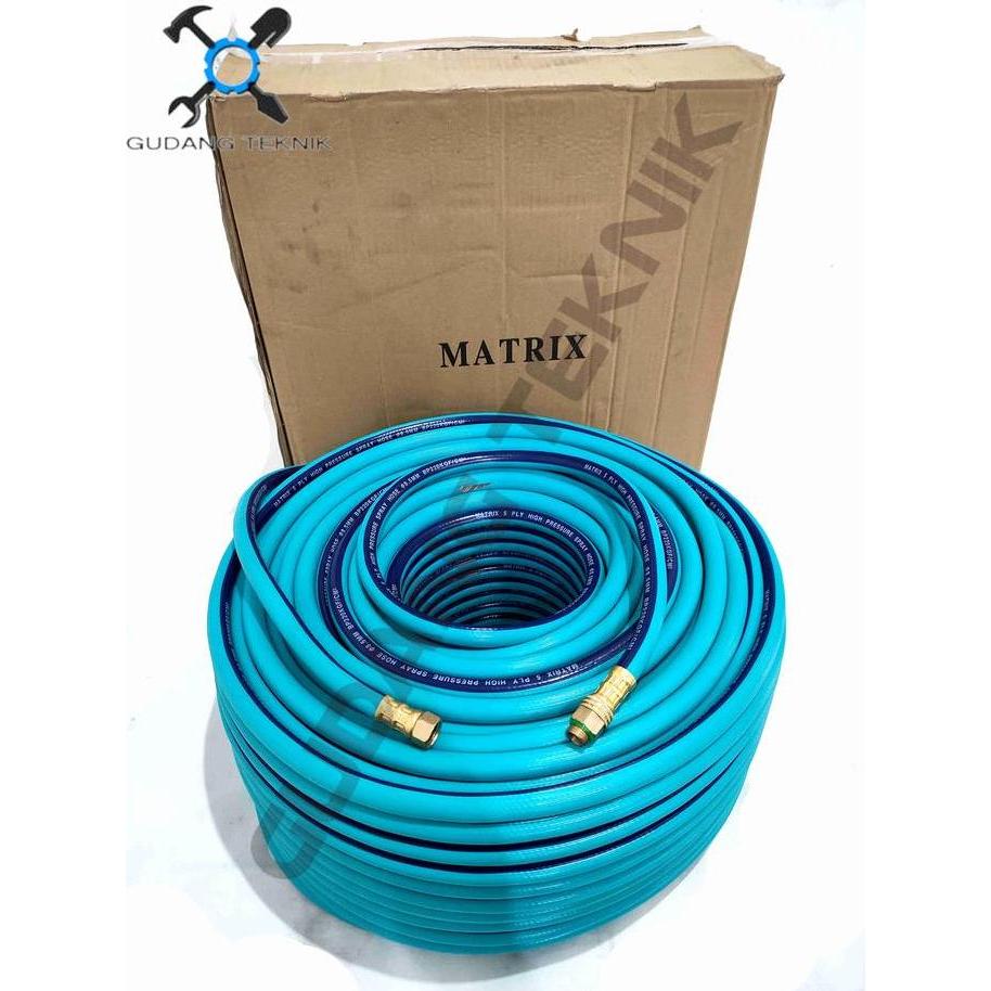 CARDIENAL Selang Angin Kompresor 100 Meter 8.5mm SUMURA MATRIX High Pressure 5PLY / Selang Kompresor