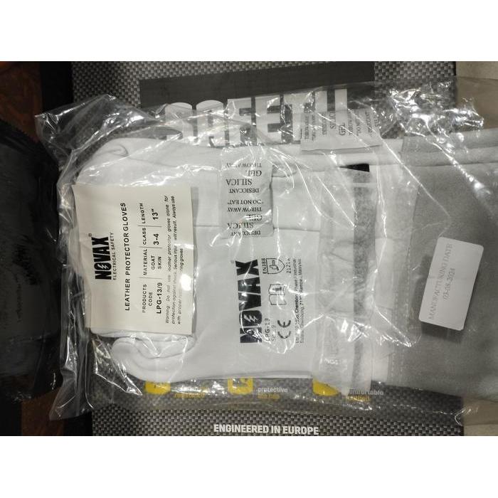 NOVAX PROTECTION GLOVES (LEATHER PROTECTOR) TANPA TALI HITAM