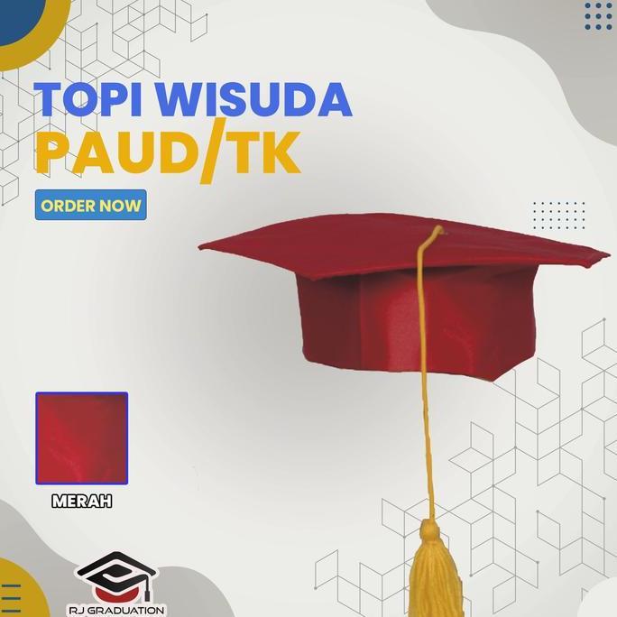 GROSIR TOPI TOGA WISUDA PAUD / TOPI TOGA WISUDA TK / TOPI WISUDA