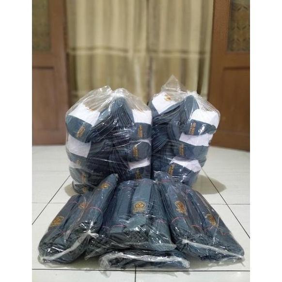 Topi SD SMP SMA Bordir Identitas Logo Nama Sekolah