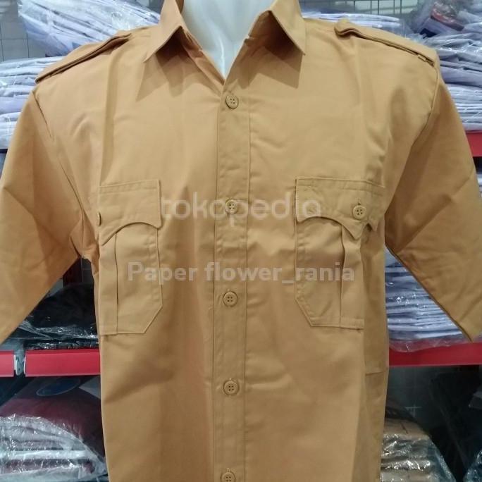 Baju Pramuka SMA / Seragam Baju Pramuka SMP / SMA Lengan Pendek