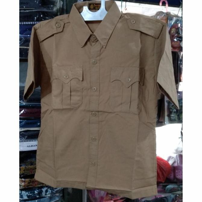 Baju Pramuka cowok untuk anak SMP/SMA/SMK