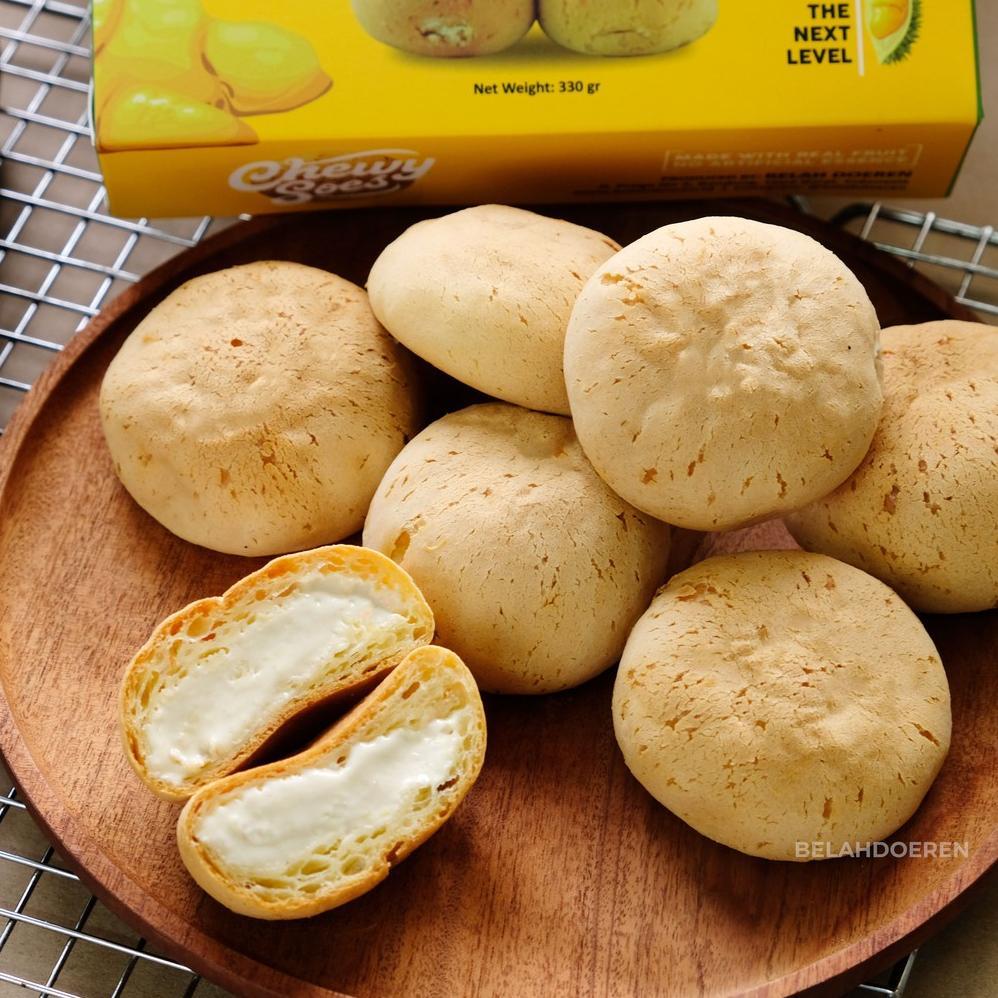 Tebet Belah Doeren Durian Chewy Soes 1 Box Termurah