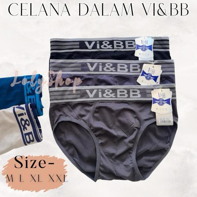 Panipani_pal - 6 Pcs - Celana Dalam Pria Segitiga / Cd Pria Pakaian Dalam Underwear Men VI BB